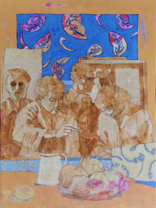 Atelier - 60x80 - technique mixte